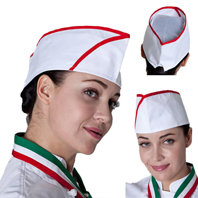 Women Kitchen Accessories - Chapeau de chef de traiteur, casquette