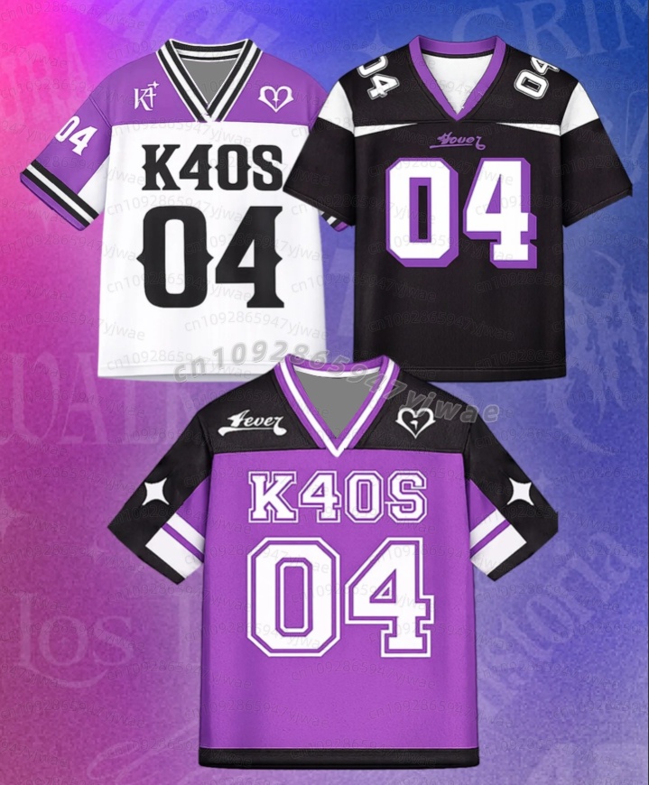 Women Accessories Name - Maillot de football violet K4OS 04