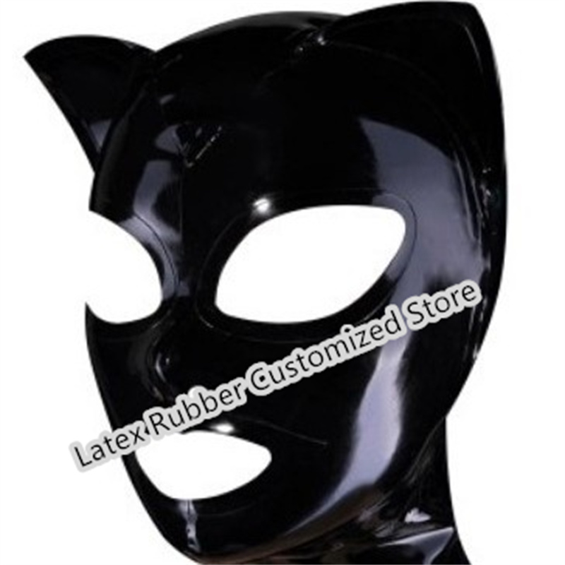 Women'S Ear Accessories - Cagoule en caoutchouc unisexe en Latex
