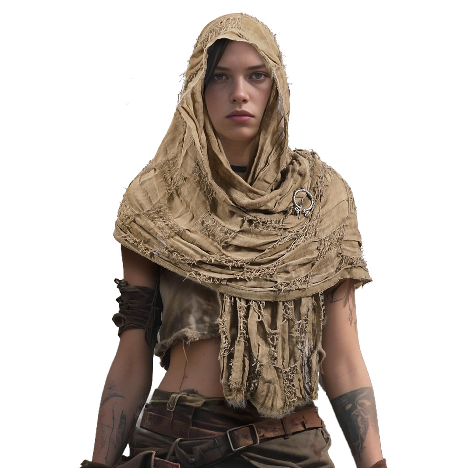 Women'S Viking Accessories - Costume de Dune, Cape à capuche