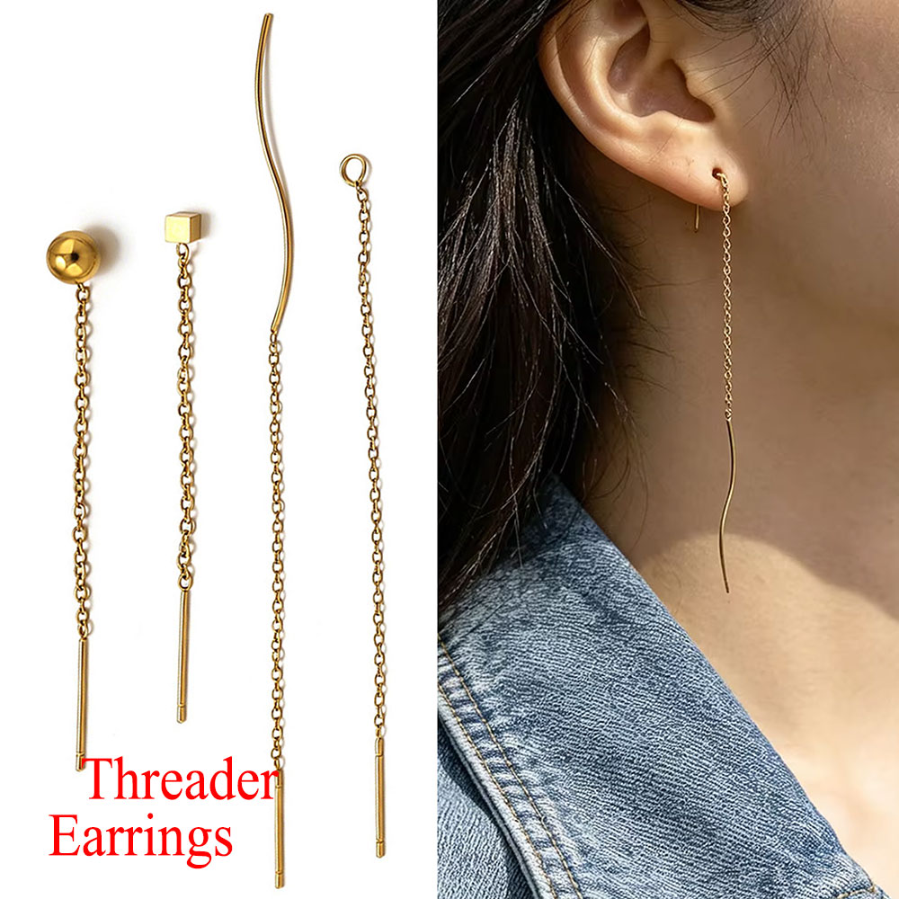 Women'S Ear Accessories - 10 pièces de boucles d'oreilles longues