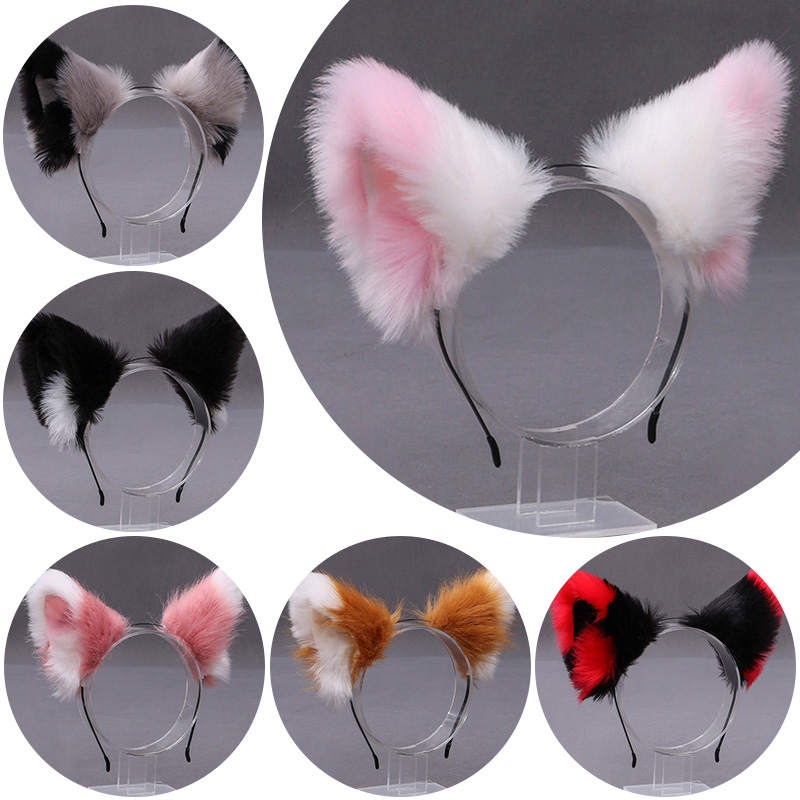 Women'S Ear Accessories - Serre-tête en peluche oreilles de chat