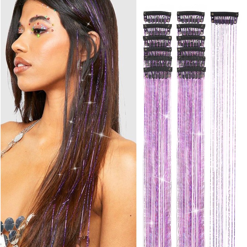Women Accessories Combo - Kit de mèches scintillantes à clipser