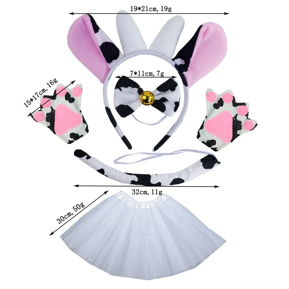 Women'S Ear Accessories - Ensemble de déguisement de vache laitière