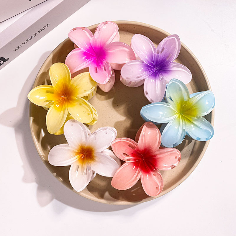 Women Accessories Wholesale China - 1/6 pièces 8CM femmes fleur pinces