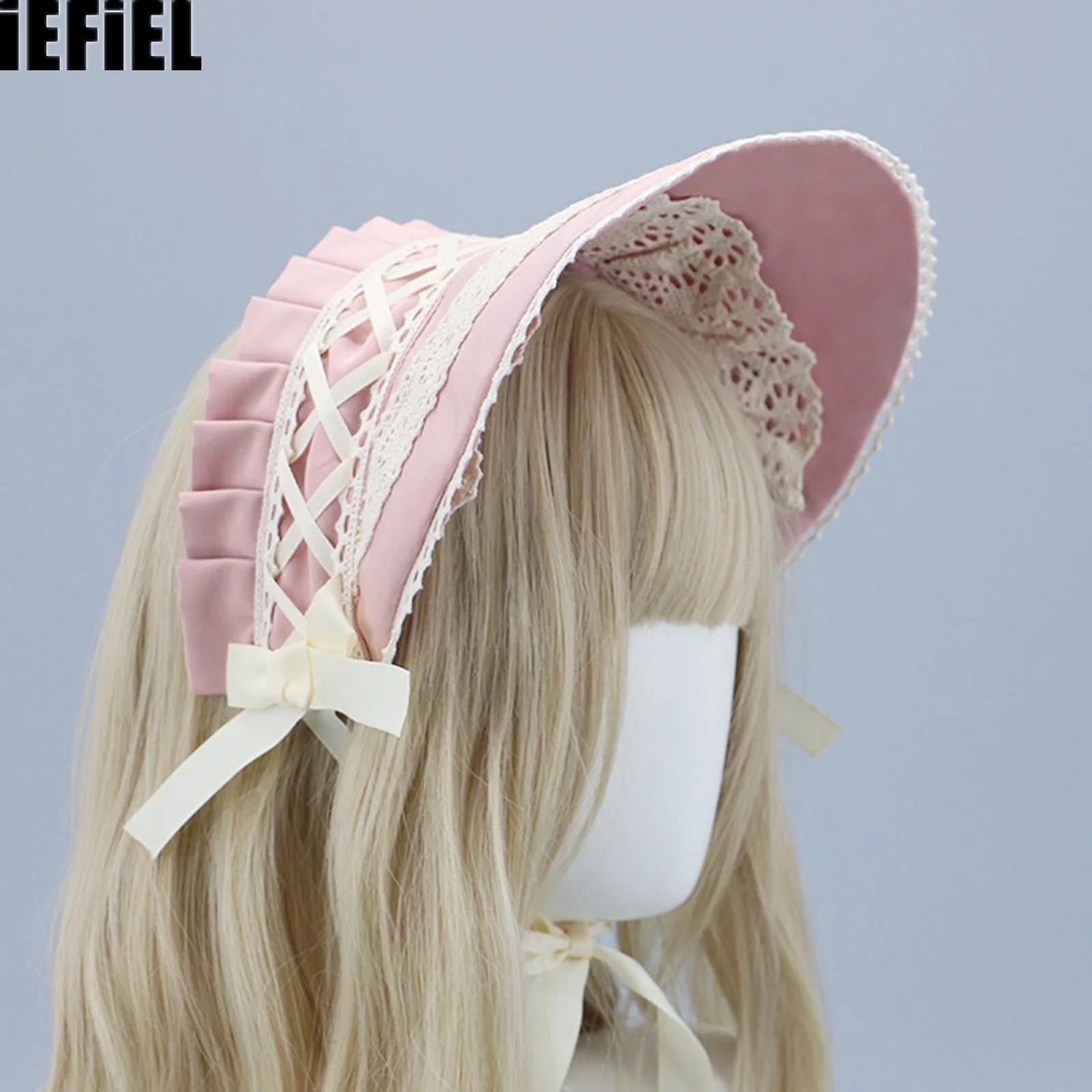 Women'S Victorian Era Accessories - Chapeau à nœud en dentelle victorienne