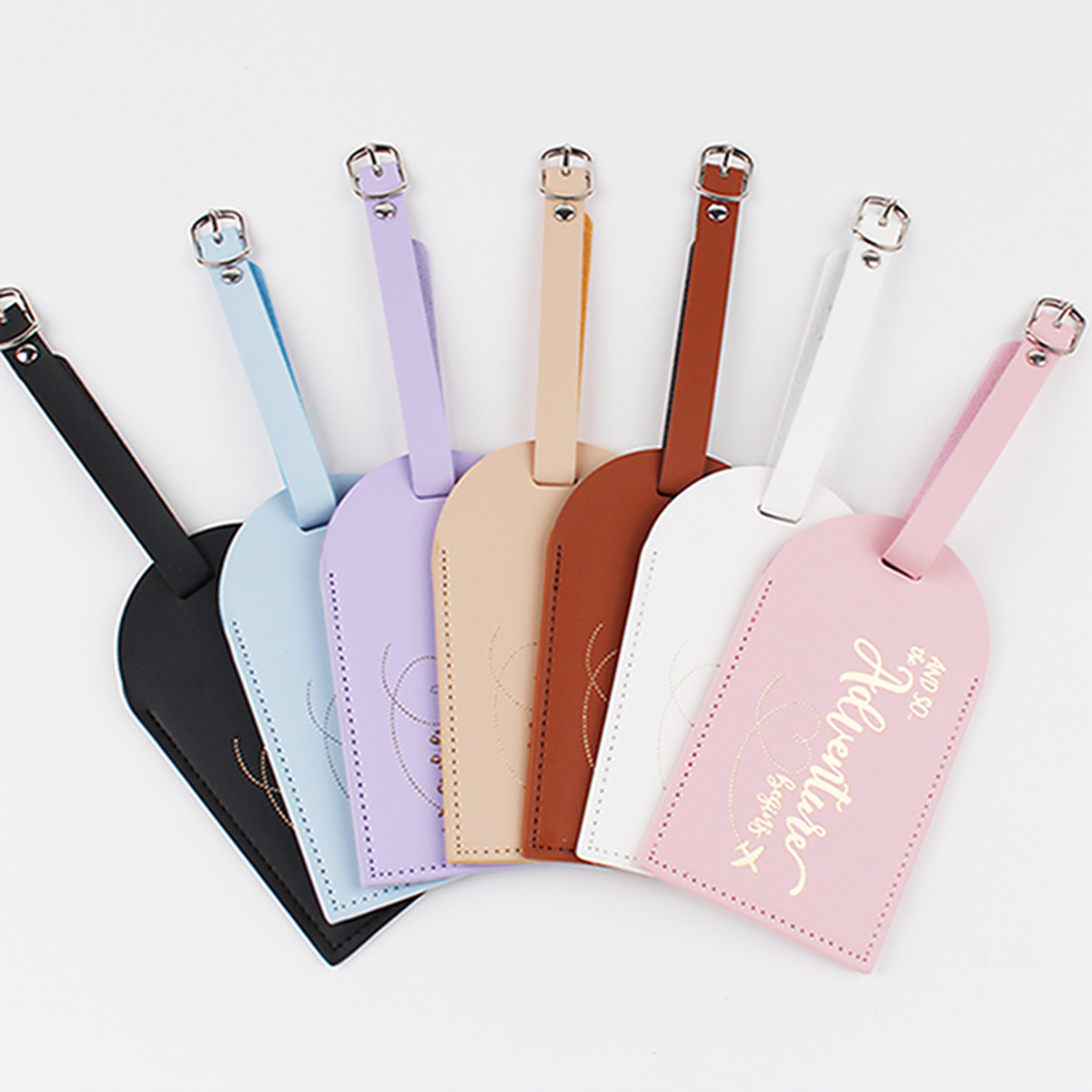 Women Accessories Name - Étiquette de bagage en cuir PU