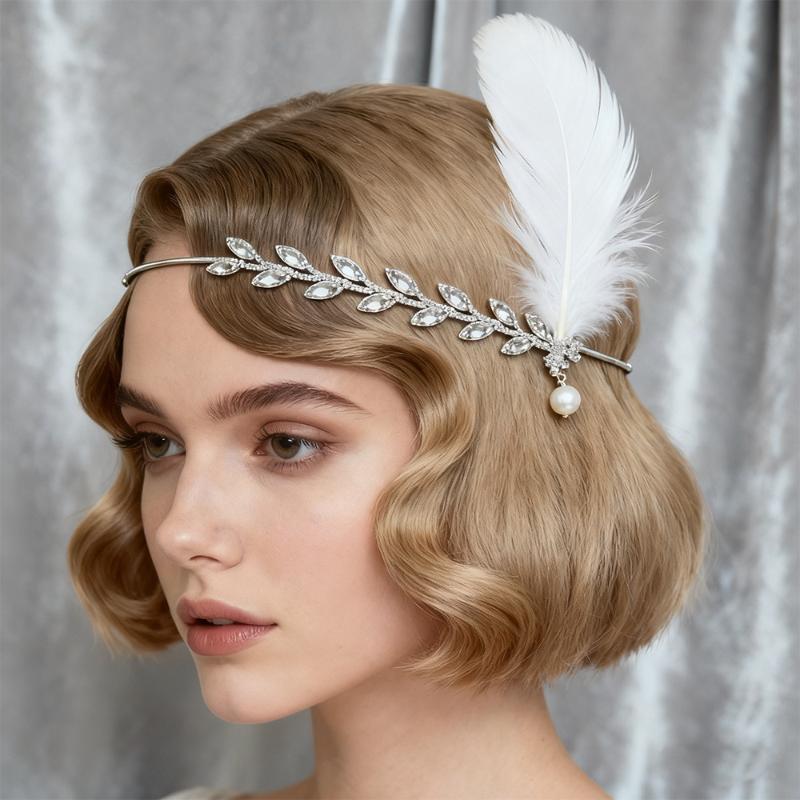 Women'S Accessories In The 1920S - Serre-tête à plumes style Charleston des