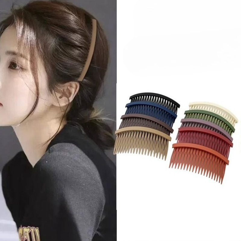Women Accessories Wholesale China - Solod couleur plastique côté cheveux torsion
