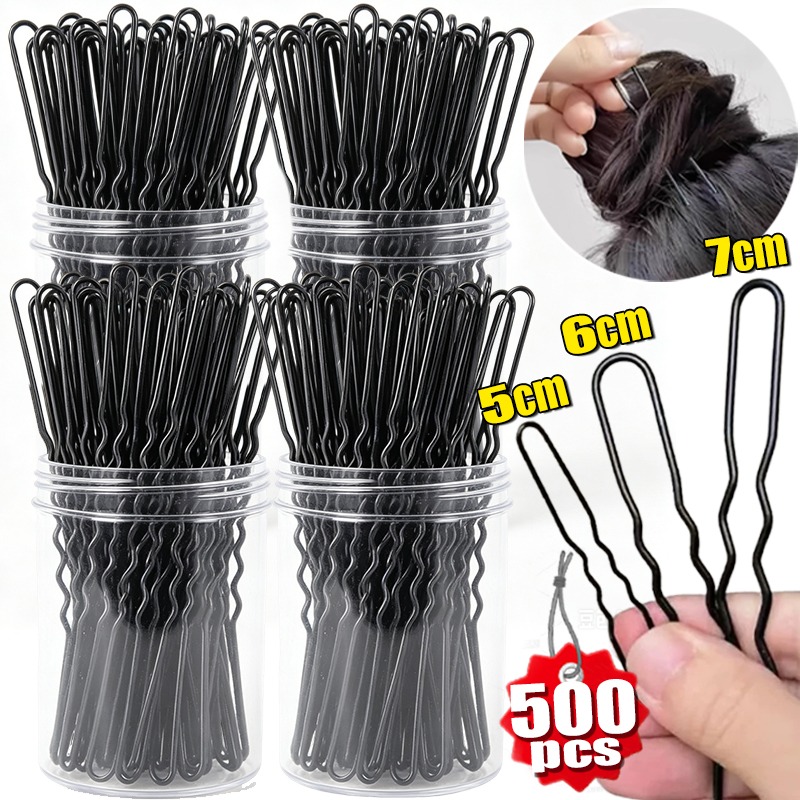 Women Accessories Wholesale China - Pince à cheveux en U noire