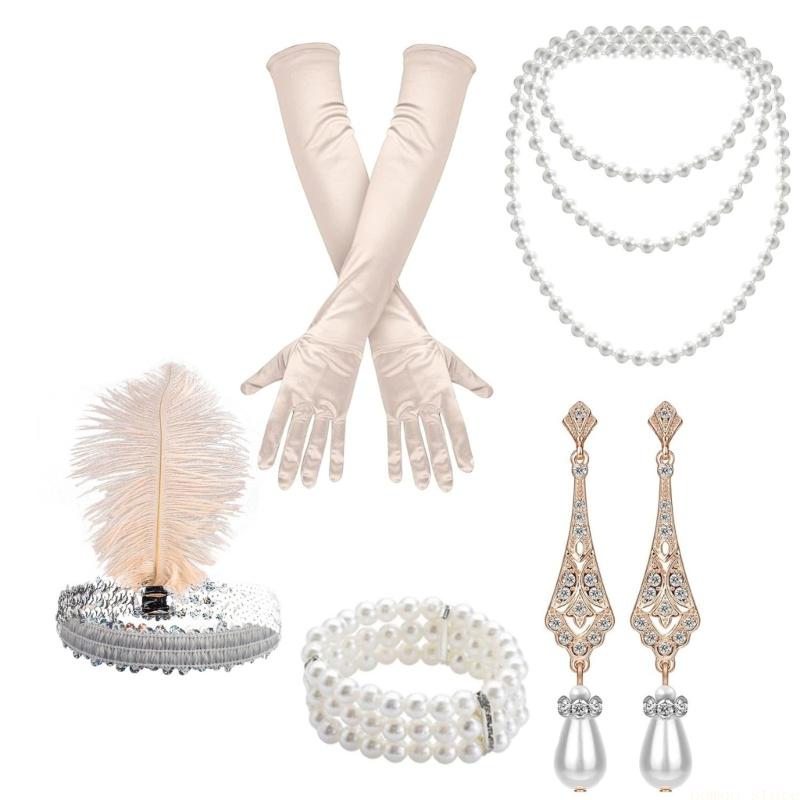 Women'S Accessories In The 1920S - 31BF – accessoires Cosplay à clapet