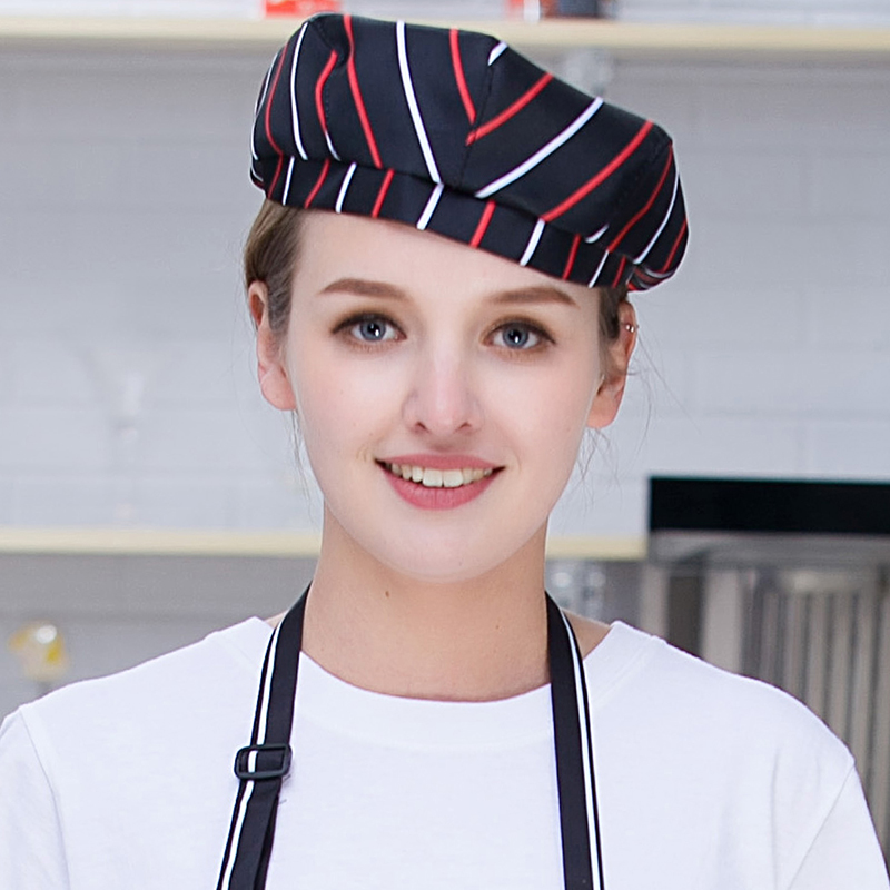 Women Kitchen Accessories - Casquette de cuisinier pour Service alimentaire,