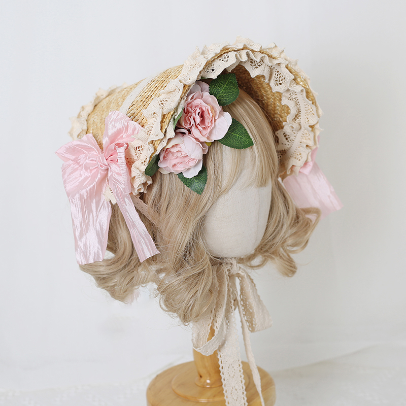Bonnet plat Vintage victorien  - Women'S Victorian Era Accessories avis et prix