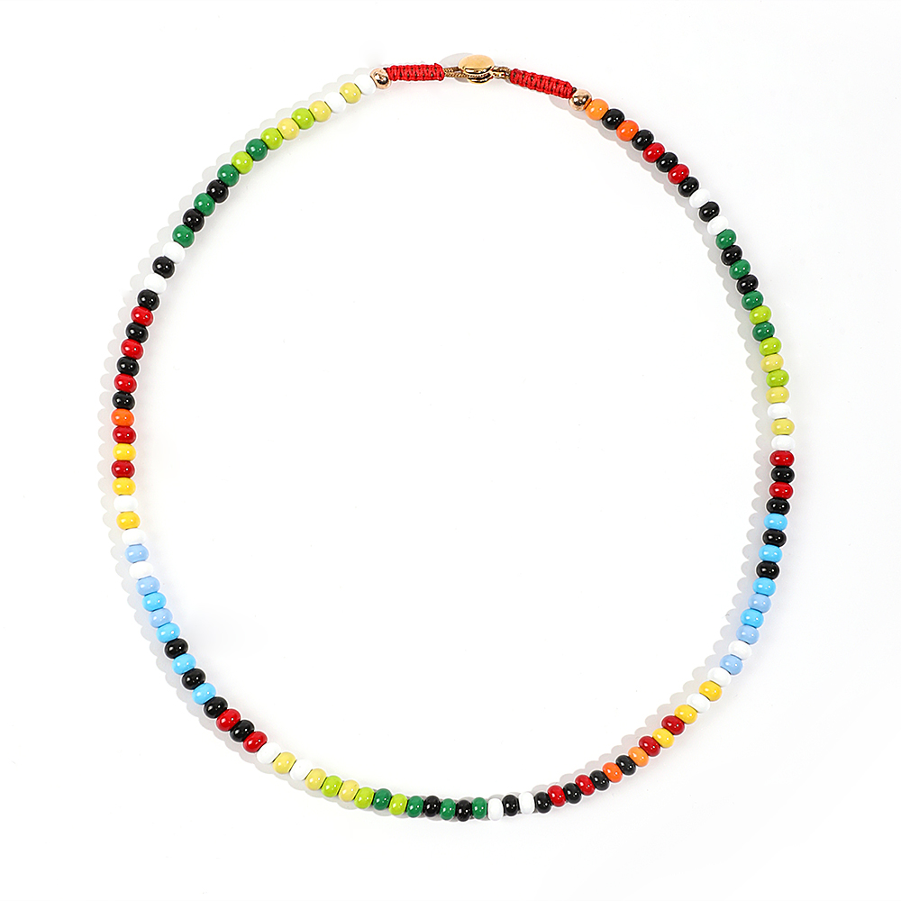 Boho Rainbow Metal Beaded Neck - Women'S Accessories Wholesale Suppliers avis et prix