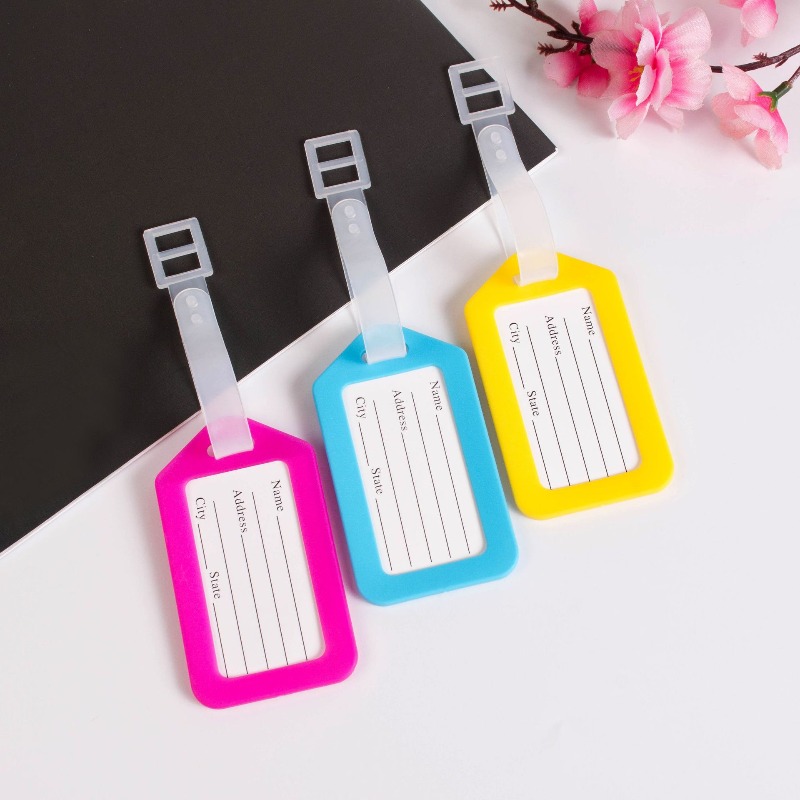 Étiquettes de bagage en plasti - Women Accessories Name avis et prix