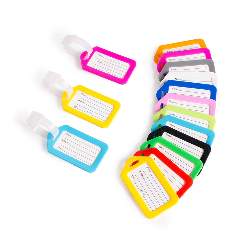 Étiquettes de bagage en plasti - Women Accessories Name avis et prix