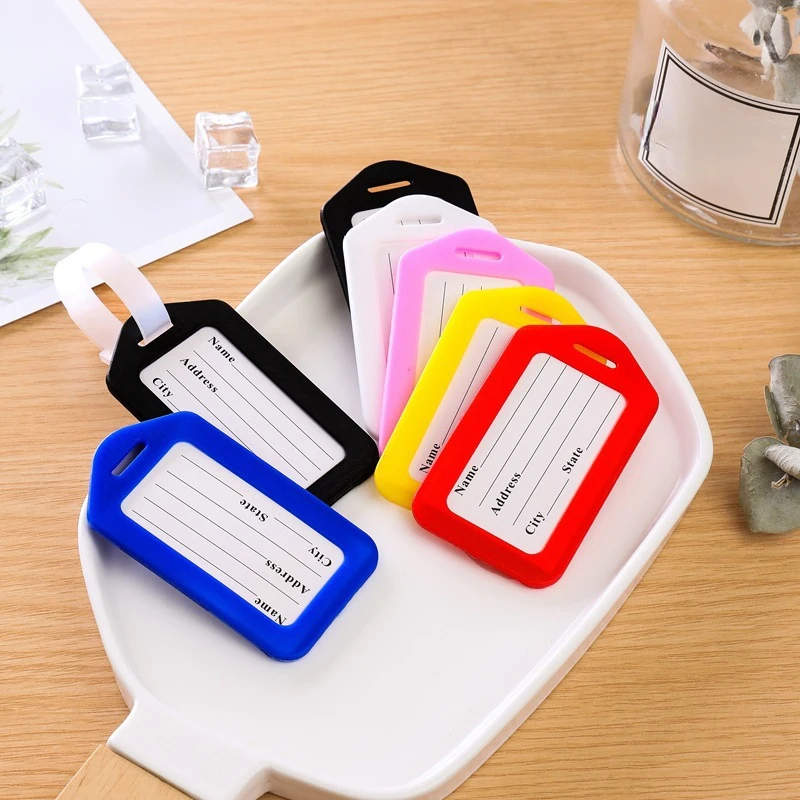 Étiquettes de bagage en plasti - Women Accessories Name avis et prix