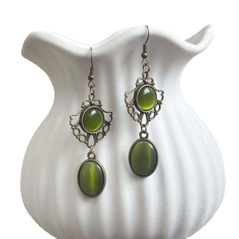 Boucles d'oreilles pendantes e - Women'S Victorian Era Accessories avis et prix