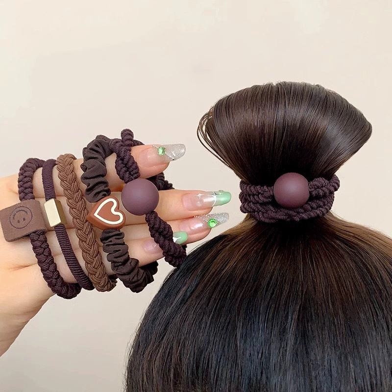 5/10 pièces Simple coeur boule - Women Accessories Combo avis et prix