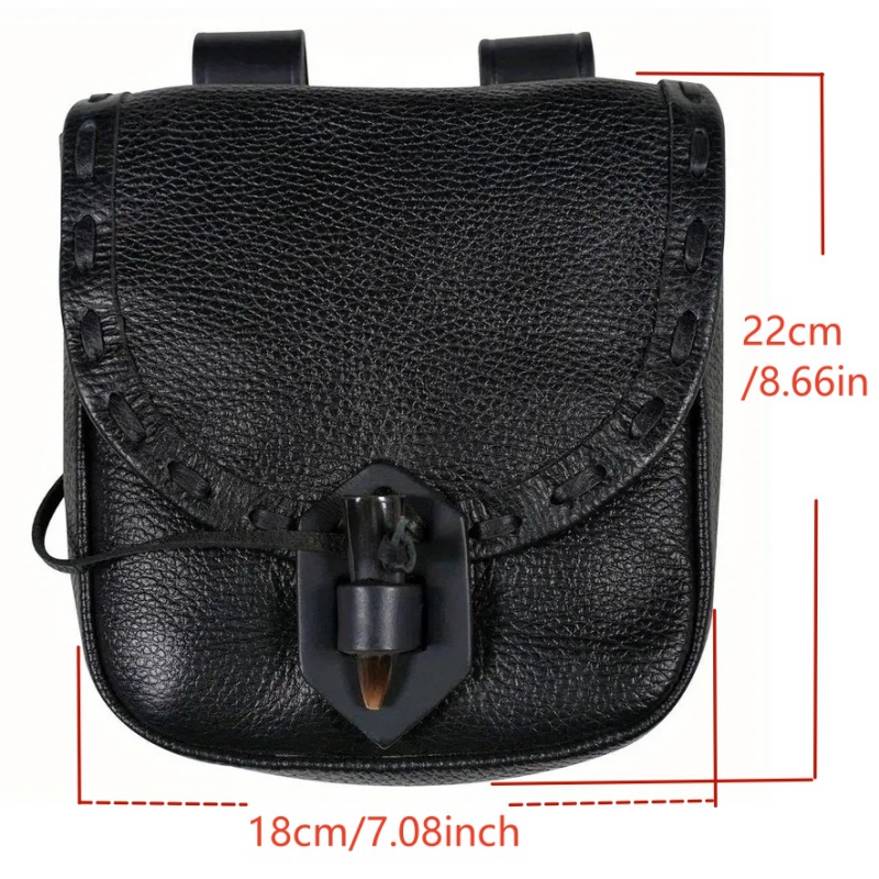 Sac de taille rétro en cuir PU - Women'S Viking Accessories avis et prix
