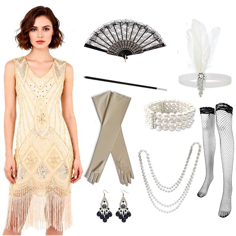 Robe Charleston pour femmes, r - Women'S Accessories In The 1920S avis et prix
