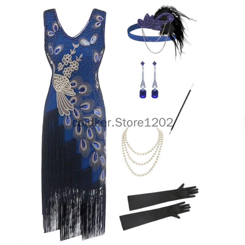 Robe de soirée style Charlesto - Women'S Accessories In The 1920S avis et prix