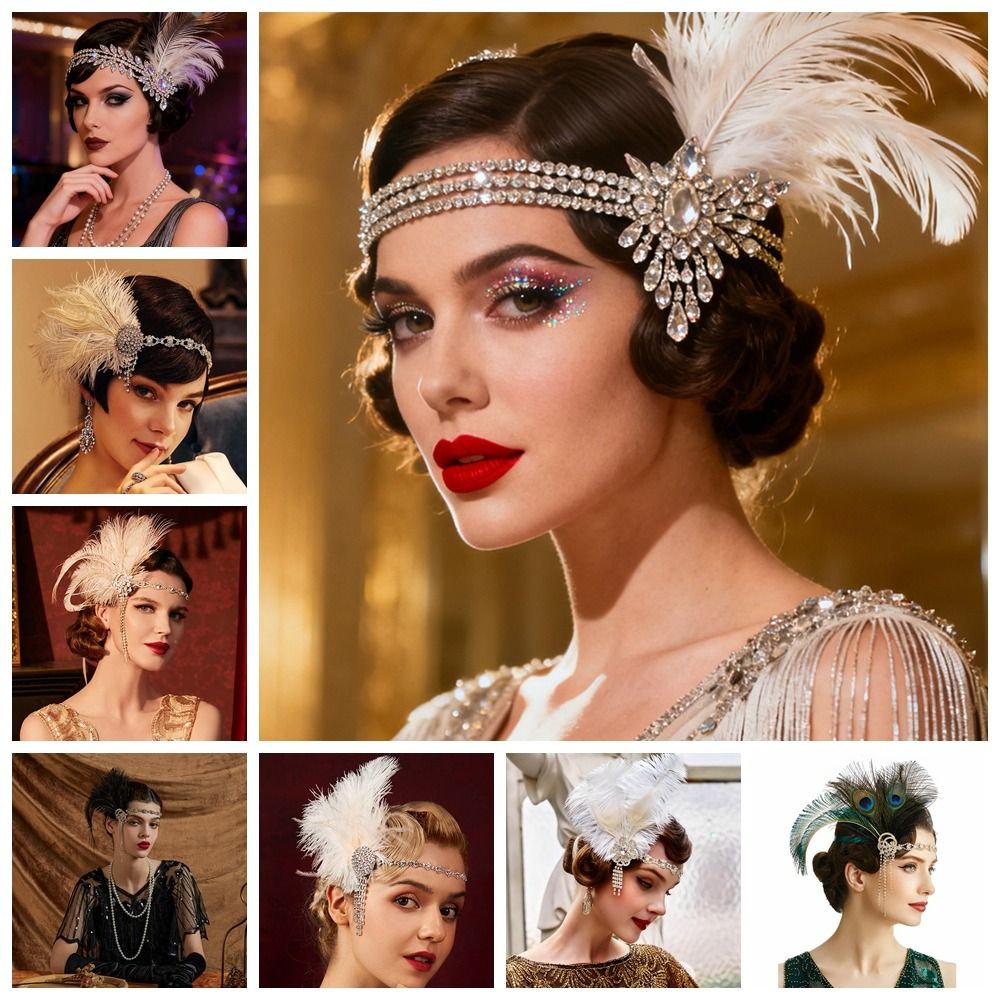 Rétro Vintage plume bandeau pa - Women'S Accessories In The 1920S avis et prix