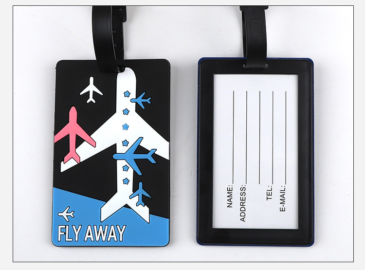 Étiquette de bagage en PVC ave - Women Accessories Name avis et prix