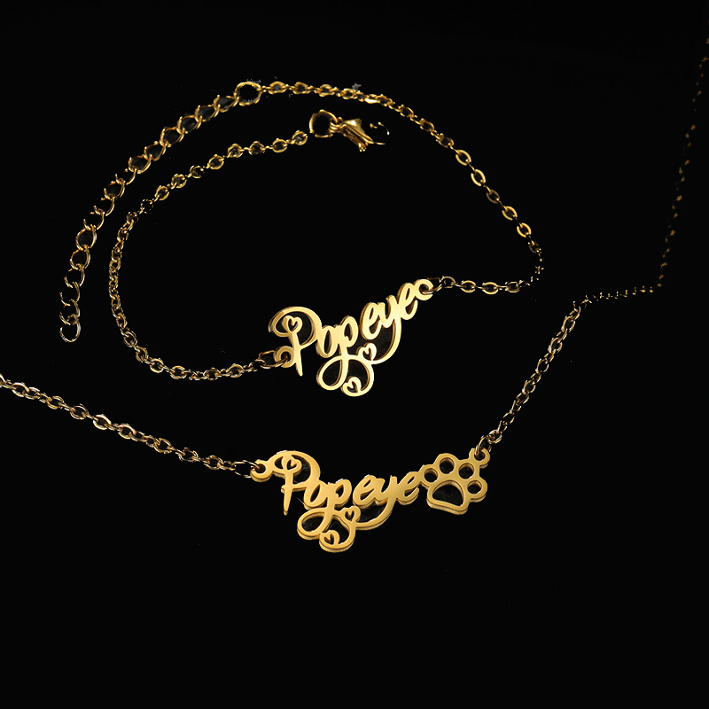 Goxijite personnaliser nom col - Women Accessories Name avis et prix