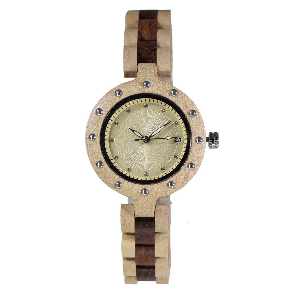 Montre à quartz vintage en boi - Women'S Accessories To Wear With Watch avis et prix