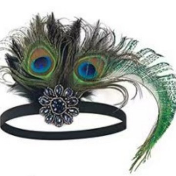 Serre-tête plumes de paon styl - Women'S Accessories In The 1920S avis et prix