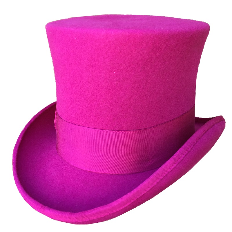 Rose rose femmes chapeau haut- - Women'S Victorian Era Accessories avis et prix