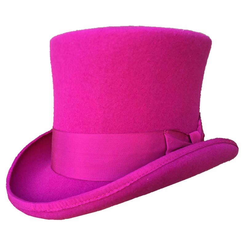 Rose rose femmes chapeau haut- - Women'S Victorian Era Accessories avis et prix