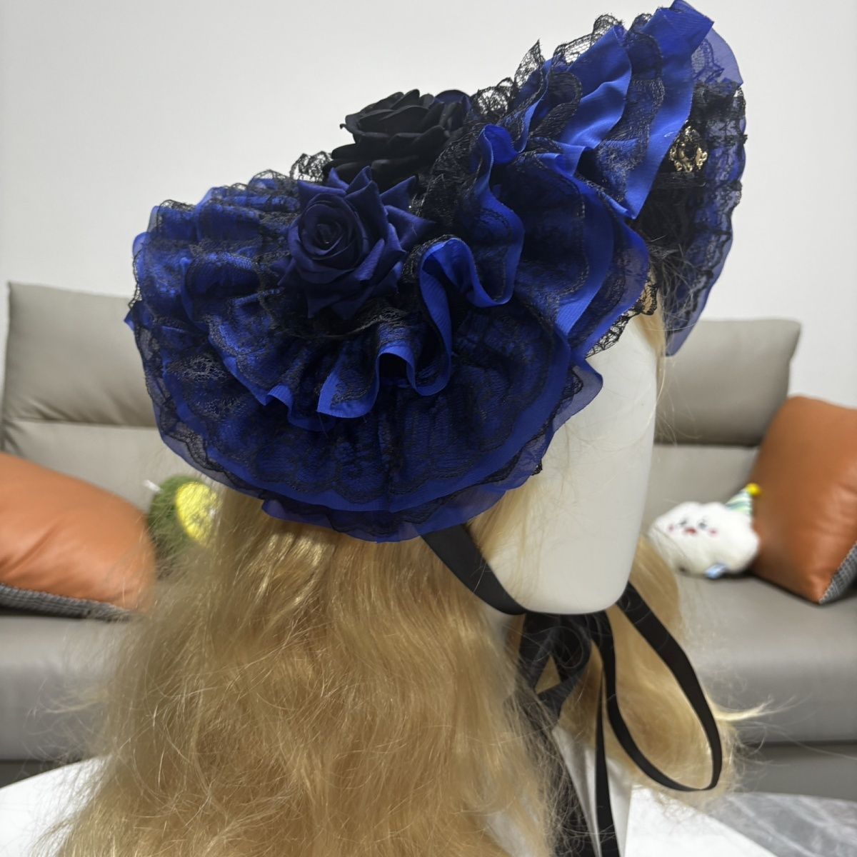 Bonnet gothique original noir, - Women'S Victorian Era Accessories avis et prix